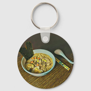 Noodle älskare design nyckelring