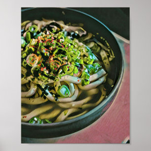 Noodle älskare design poster