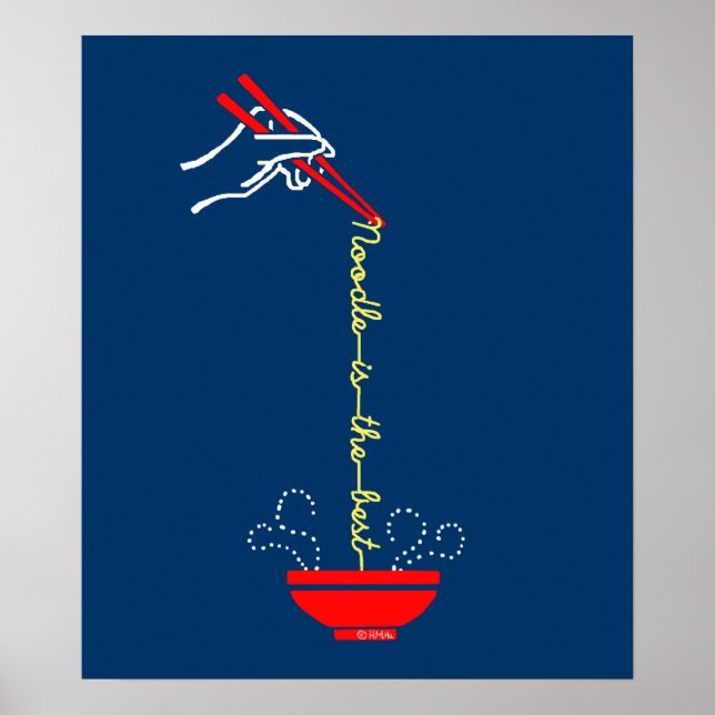 Noodle är bäst poster (Framsidan)