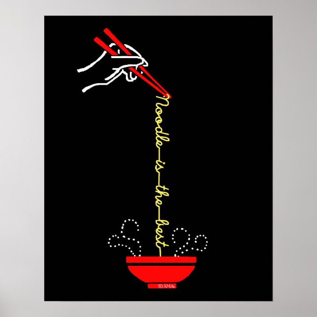 Noodle är bäst poster (Framsidan)