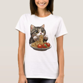 Noodle Cat, Spaghetti Cat T Shirt