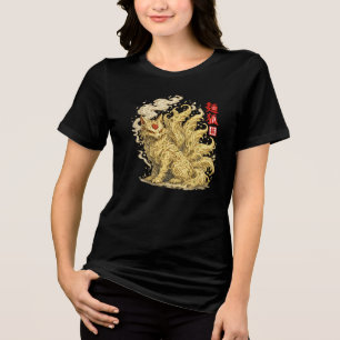 Noodle Kitsune – Japansk rävande skapad av Ramen T Shirt