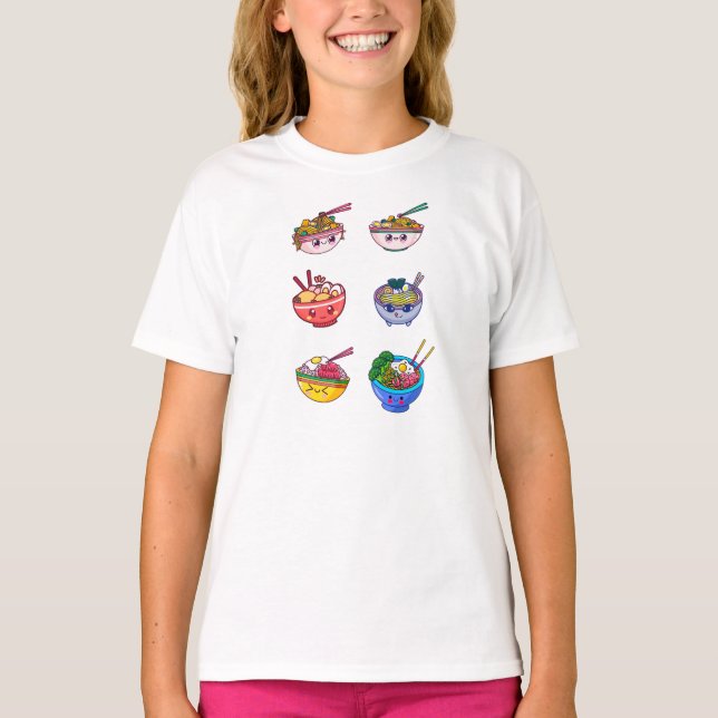Noodle Shirt, Ramen Ris Sweater, Asian Food Shirt T Shirt (Framsida)