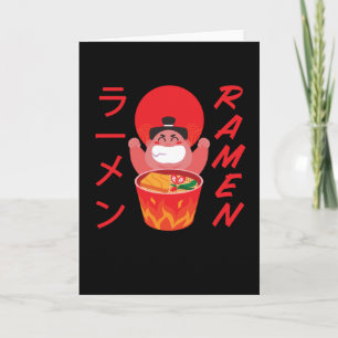 Noodle Sumobrottare Anime Manga Kul Japan Otaku Kort