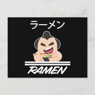 Noodle Sumobrottare Anime Manga Kul Japan Otaku Vykort