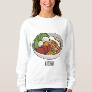 Noodle-tecknad illustration t shirt