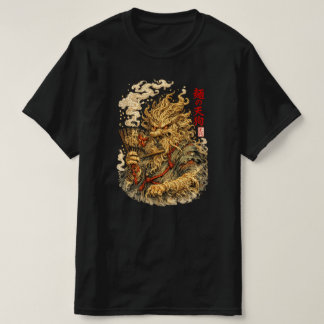 Noodle Tengu – Japanese Myth Monster Made of Ramen T Shirt