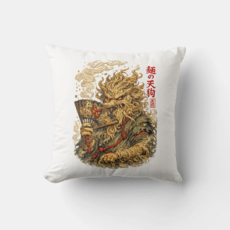 Noodle Tengu – Japansk mytmonstrum gjort av Ramen Kudde