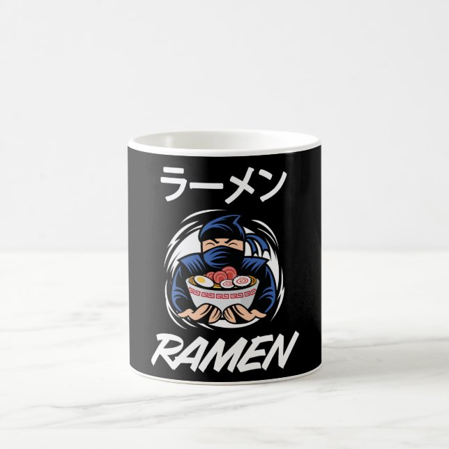 Noodles Anime Manga Funny Cute Japan Otaku Ninja Kaffemugg (Center)
