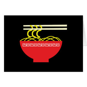 Noodles Card Hälsningskort