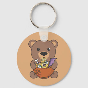 Noodles japansk noodles Halloween Bear Eats Ramen Nyckelring