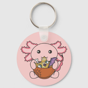 Noodles Japanska Noodles Halloween Axolotl Ramen K Nyckelring