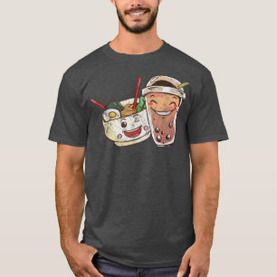 Noodles Kawaii Japanska Anime T Ramen Fläkt Shirt