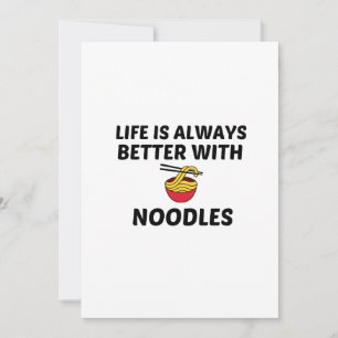 NOODLES LIV BÄTTRE TACK KORT