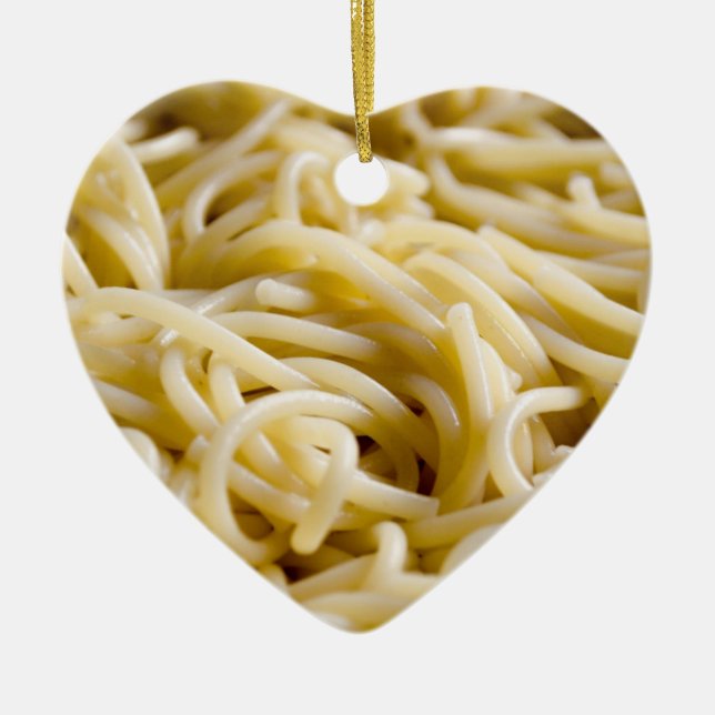 Noodles mönster julgransprydnad keramik (Framsidan)
