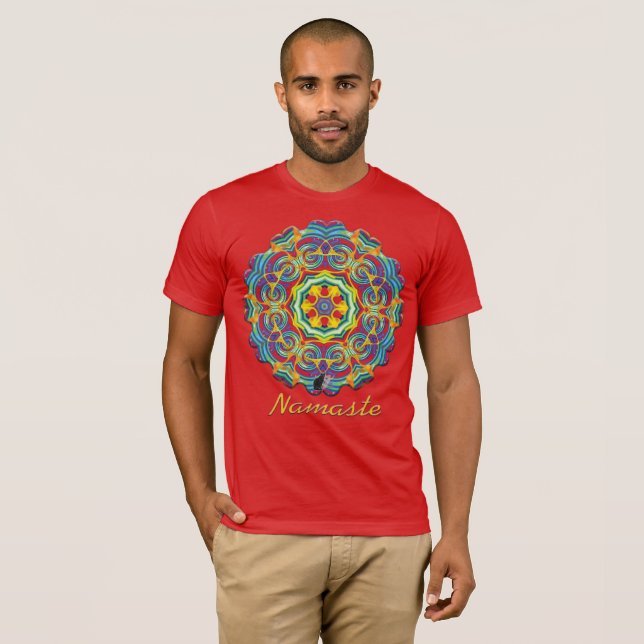 Noodles Namaste Kaleidoscope T-Shirt (Hel framsida)