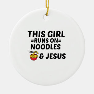 NOODLES OCH JESUS JULGRANSPRYDNAD KERAMIK