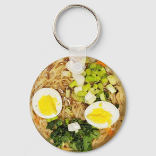 Noodles, Ramen Funny Soppa Photo Nyckelring