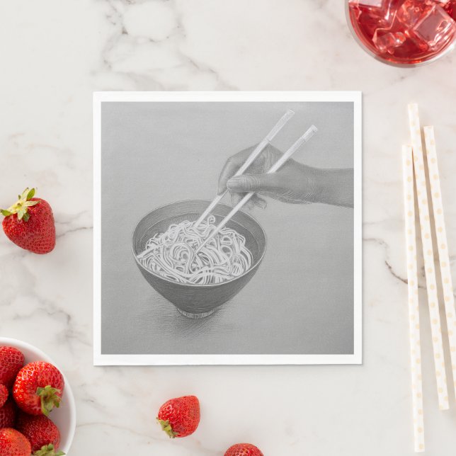 Noodles - Standard Luncheon Papper Napkins Pappersservett (Insitu)