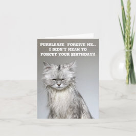 NoodlesChillaxingKatt Belad Birthday Kort
