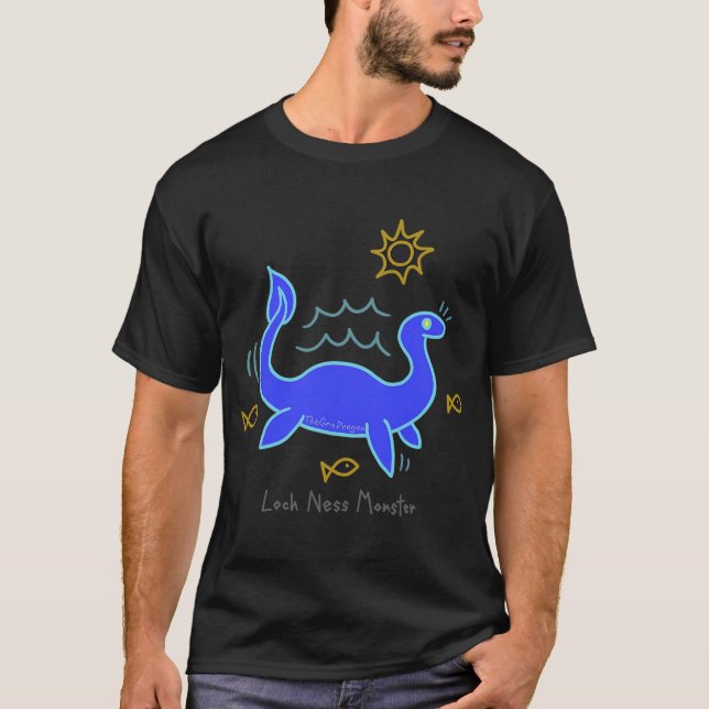 Noodling Nessie T Shirt (Framsida)