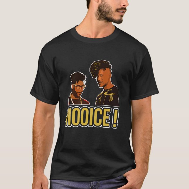 Nooice: Firande av Hilarity of Nyckel och Peele T Shirt (Framsida)
