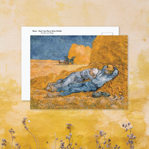 Noon Rest från Work Vincent van Gogh Vykort