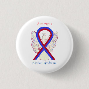 Noonan Syndrome Awareness Ribbon Angel Stift Knapp