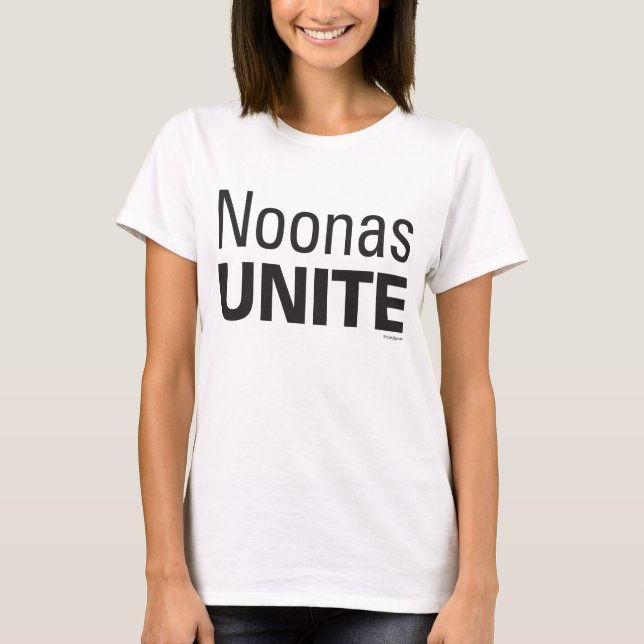 Noonas förenar kvinna grundläggande utslagsplats tee shirt (Framsida)
