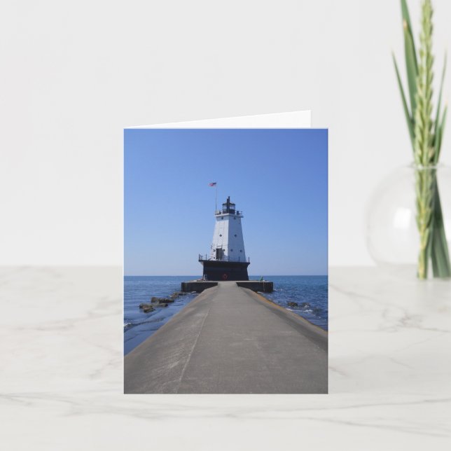 NoordPierhead Lighthouse Blank-mappat kort (Framsida)