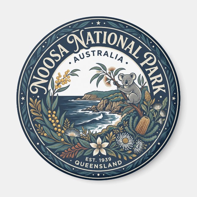 Noosa Nationalpark Australien Magnet (Framsidan)