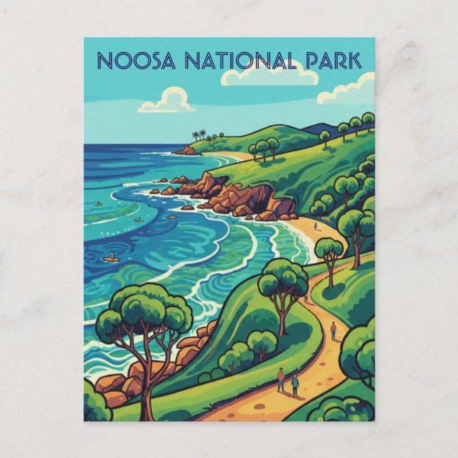 Noosa Nationalpark Australien Resa Vykort (Framsida)