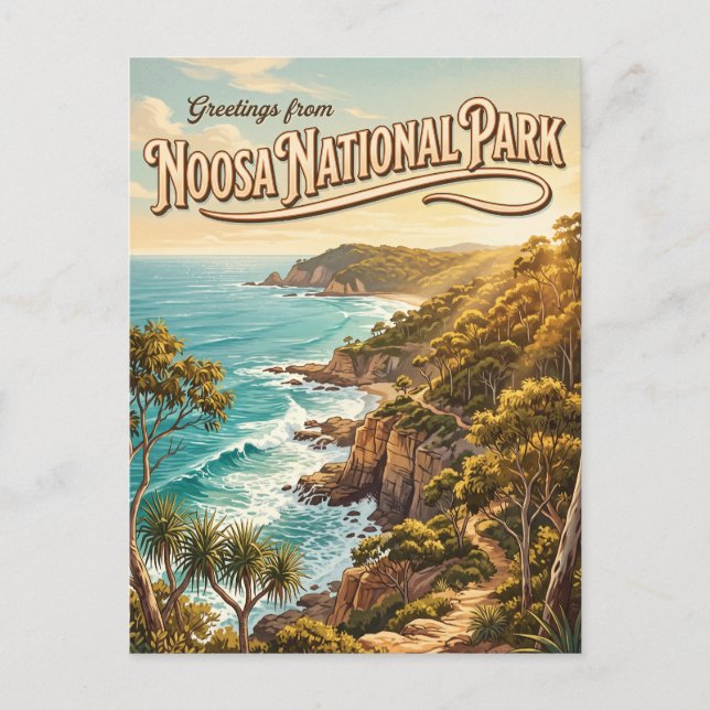 Noosa Nationalpark Australien Vykort (Framsida)