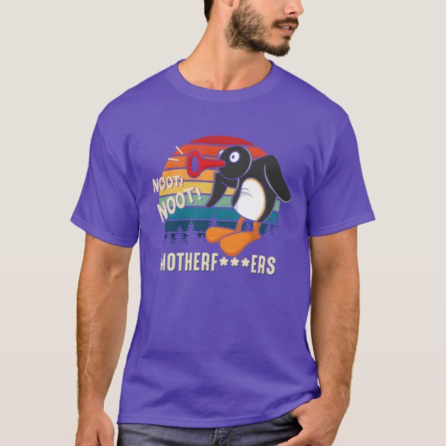 NOOT NOOT MOR FUCKERS-gåva T Shirt (Framsida)