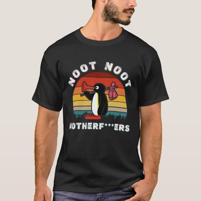Noot Noot Pingu Shirt Noot Meme T-shirt (Framsida)