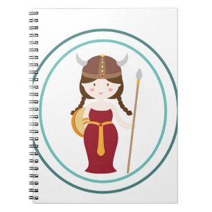 Nootbook - Viking Warrior Princess Anteckningsbok