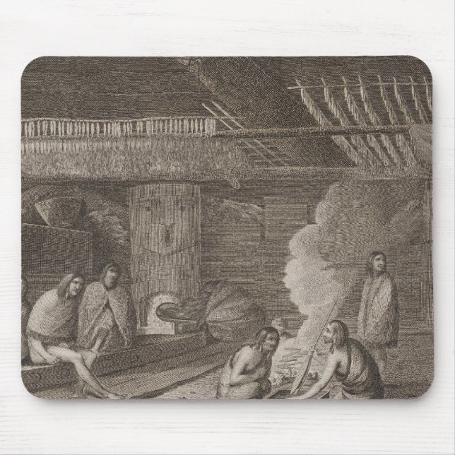 Nootka house, British Columbia Musmatta (Framsidan)