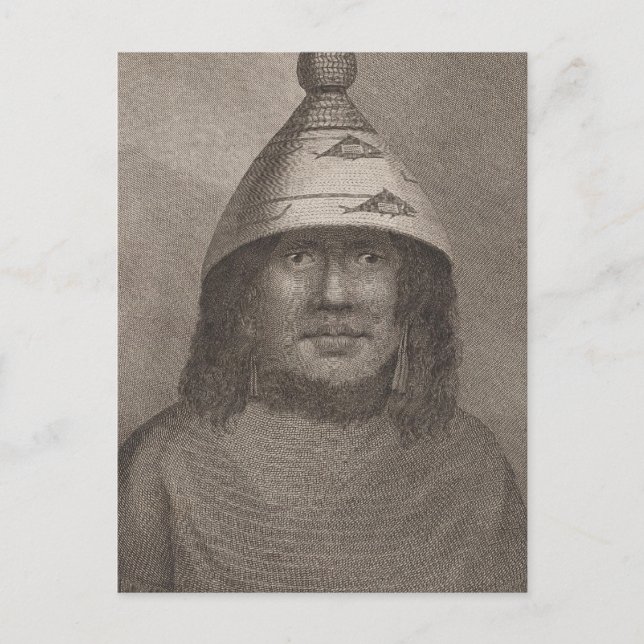 Nootka Woman, British Columbia Vykort (Framsida)