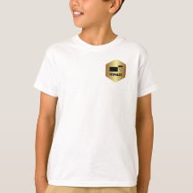 Nopales.io T-Shirt - Guld / Vit utgåva UNISEX