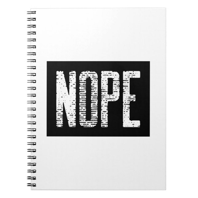 NOPE ANTECKNINGSBOK (Framsidan)
