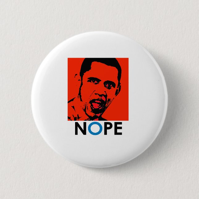 NOPE/ANTI-OBAMA KNAPP (Framsida)