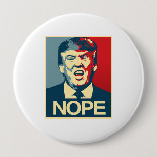 NOPE - Anti-Trumf affisch - Anti-Trumf - Knapp