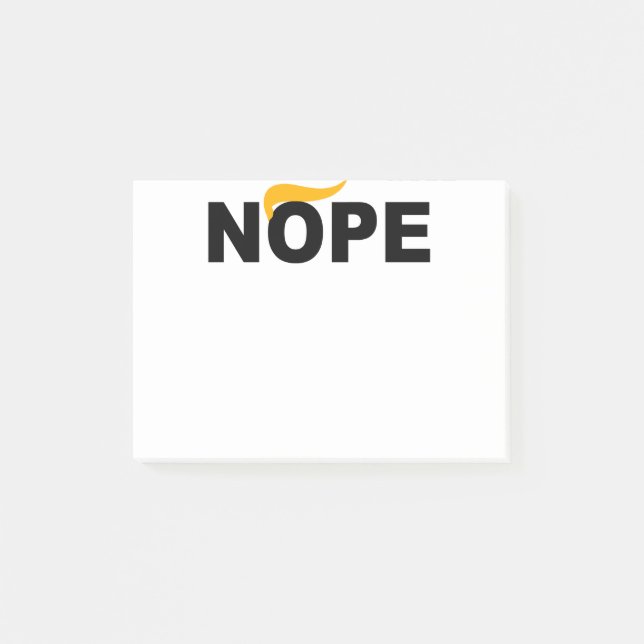 NOPE ANTI-TRUMP POST-IT BLOCK (Framsida)
