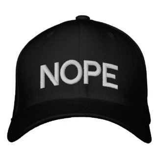 Nope Broderad Keps
