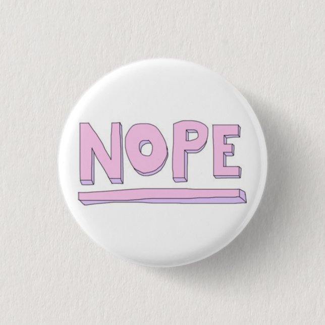 Nope Button Knapp (Framsida)