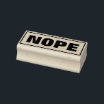 NOPE Funny Meme Simple Typography Cute Humous Stämpel<br><div class="desc">Humor Rubber Frimärke - texten kan anpassas till "Nope Funny Sarcasm". Ditt val av bläck pad färg. Enkel modern, minimalistisk utformning ger höger. Sarcastic inspirational/motivational satire-citat ger en rolig kontorsgåva till medarbetare, medarbetare, chef, sekreterare, administrativ assistent, kontorschef, lärare osv. Lägg till lite olämpligt arbete i humor till tråkigt pappersarbete. Lustigt...</div>