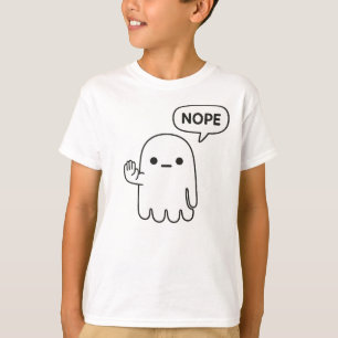 Nope Ghost Rollig Minimal Barn T-Shirt