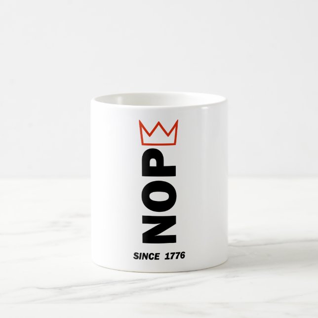 NOPE. Ingen Kung. Kaffemugg (Center)