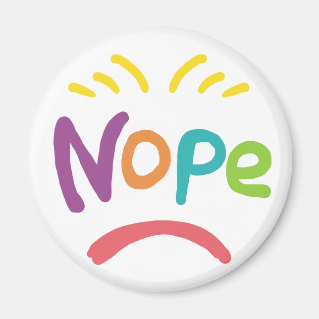 Nope Magnet (Framsidan)