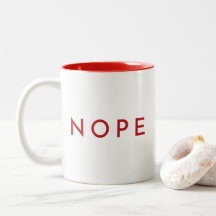 NOPE Modern Trendig Typografi
